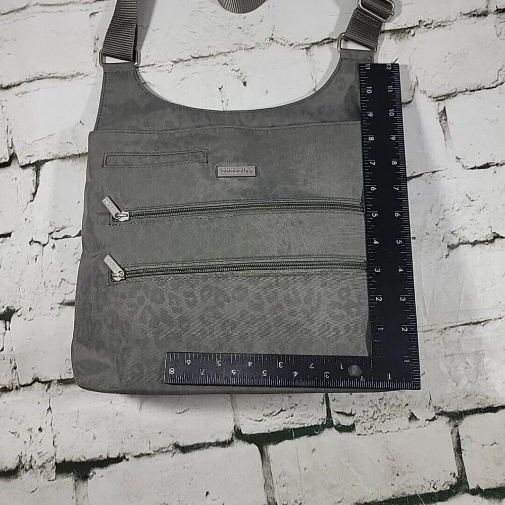 Baggalinni  Crossbody Bag Tote Bag Purse Womens Gray‎ Multi-Pocket